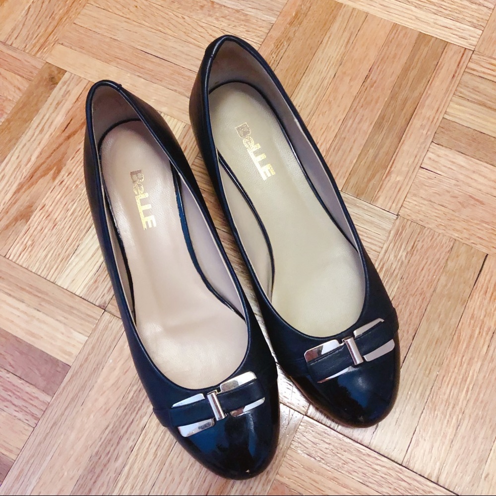 Belle low heel pumps